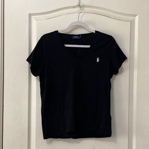 Ralph Lauren black polo tee